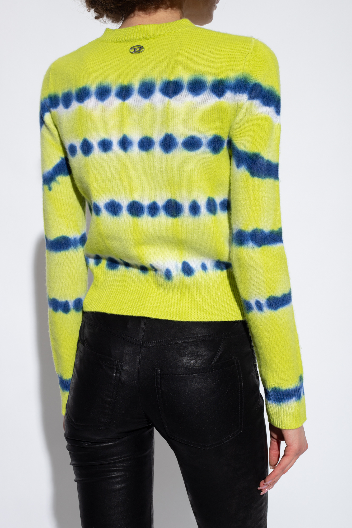 Diesel yellow on sale and black jumper